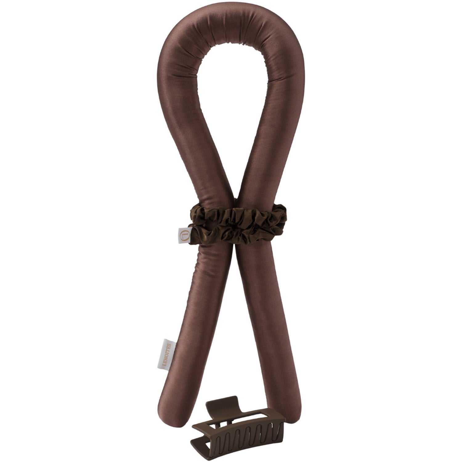 Lenoites Heatless Curls in Mulberry Silk Medium Brown - 1 pcs