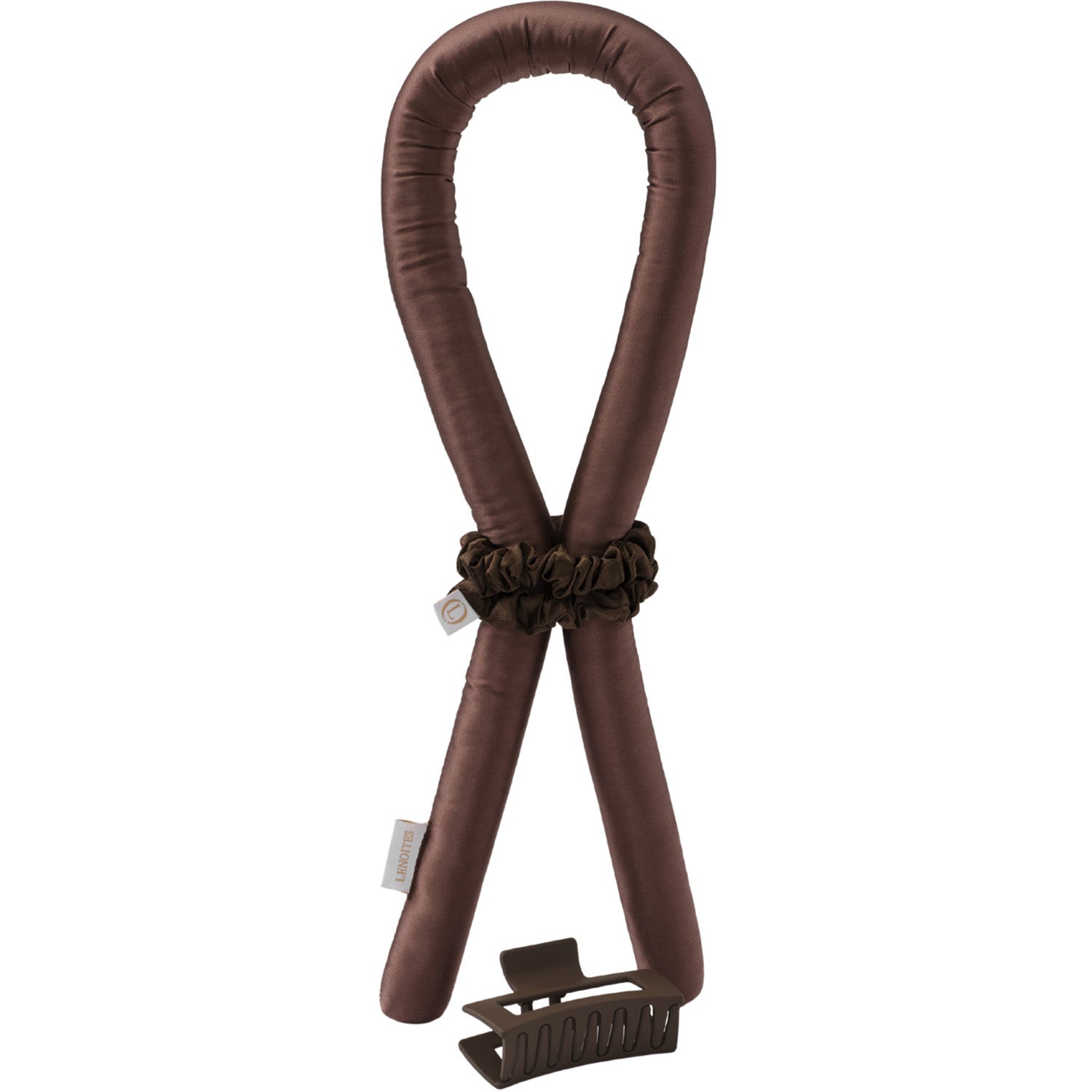 Lenoites Heatless Curls in Mulberry Silk Small Brown - 1 pcs