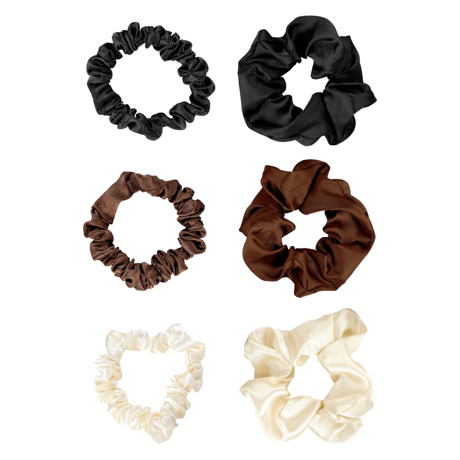Brushworks Everyday Satin Scrunchie Set