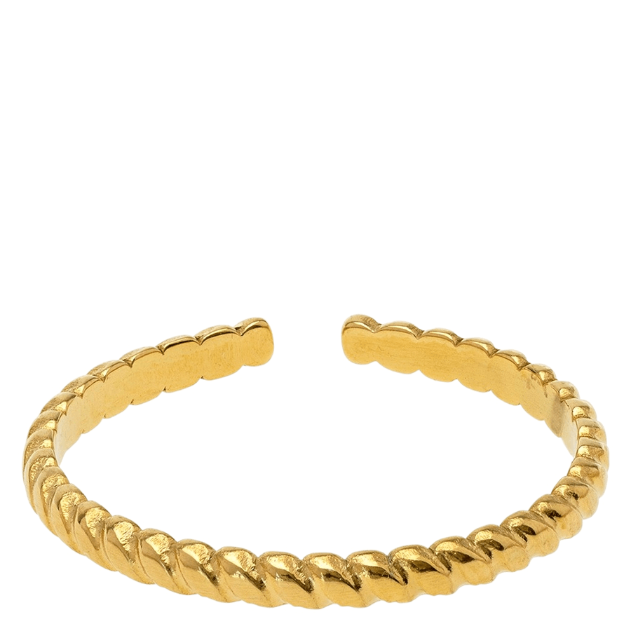 Timi Of Sweden Elna Structure Ring Stainless Steel Gold