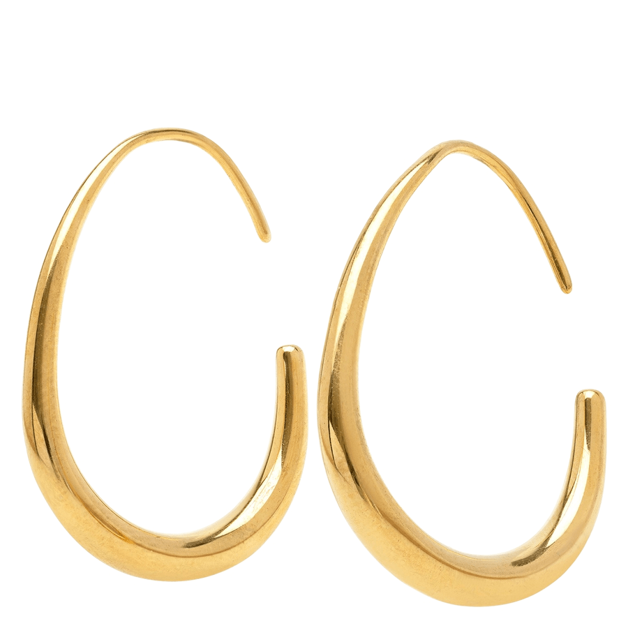 Timi of Sweden Vilhelmina Adjustable Hoop Earrings Stainless Stee