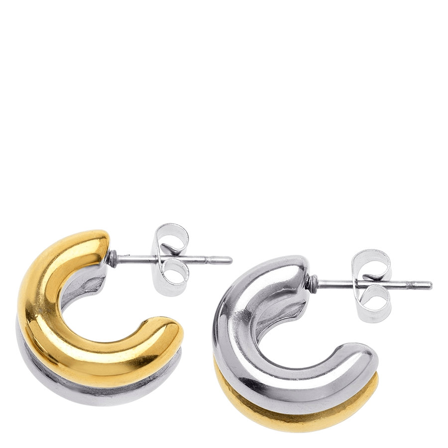 Timi of Sweden Vendela Duo Stud Earrings Stainless Steel