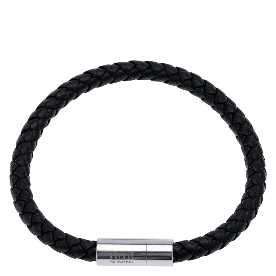 Timi Of Sweden Oliver Leather Bracelet Stainless Steel