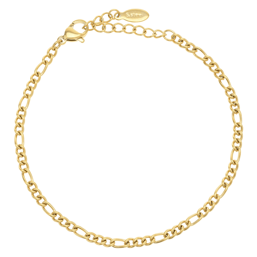 Timi Of Sweden Hugo Chain Bracelet Stainless Steel Gold