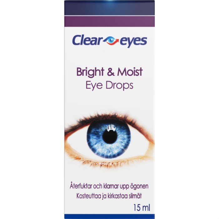 Clear Eyes Bright&Moist Eye Drops