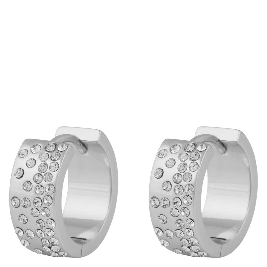 Snö of Sweden Sprinkles Wide Ring Ear Silver Clear Onesize