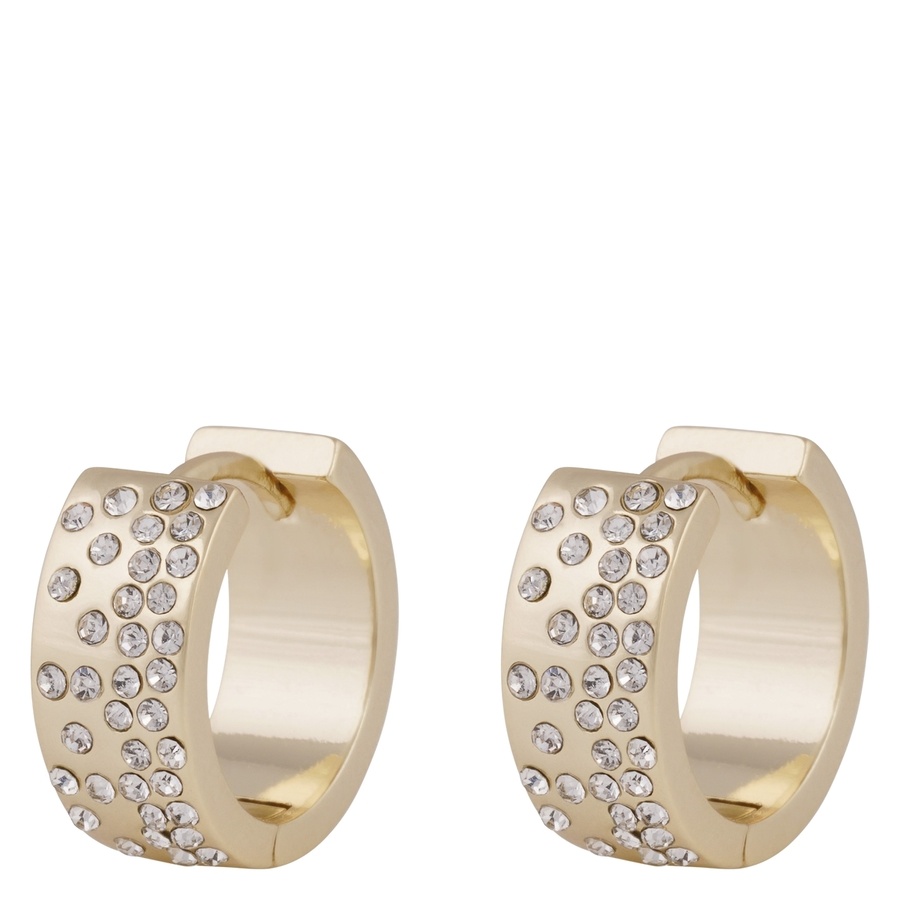 Snö of Sweden Sprinkles Wide Ring Ear Gold Clear Onesize
