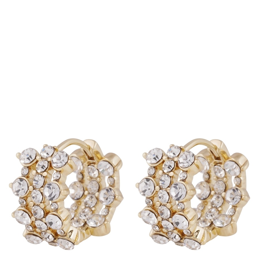 Snö of Sweden Sprinkles Small Tripple Crystal Ring Ear Gold Clear