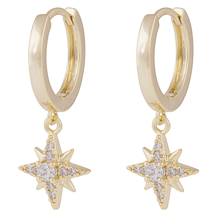 Snö of Sweden Stellaris Pendant Ring Ear Gold Onesize