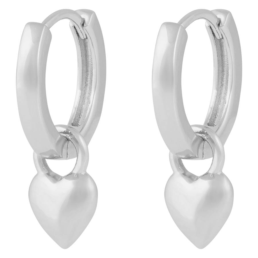 Snö Of Sweden Lovely Ring Pendant Ear Plain Silver Onesize