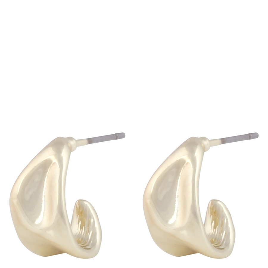 Snö Of Sweden Wave Ear Plain Gold Onesize