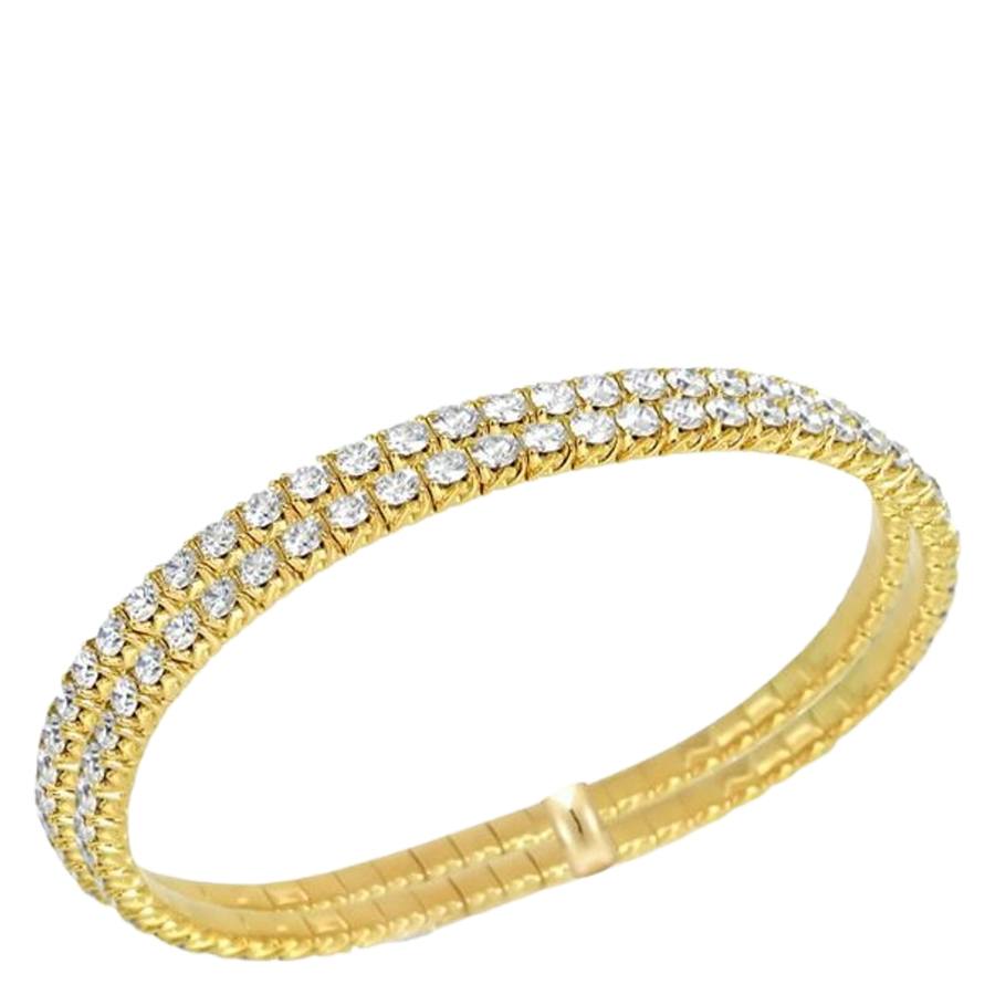 Snö Of Sweden Sprinkles Double Elastic Bracelet Gold Clear Onesiz