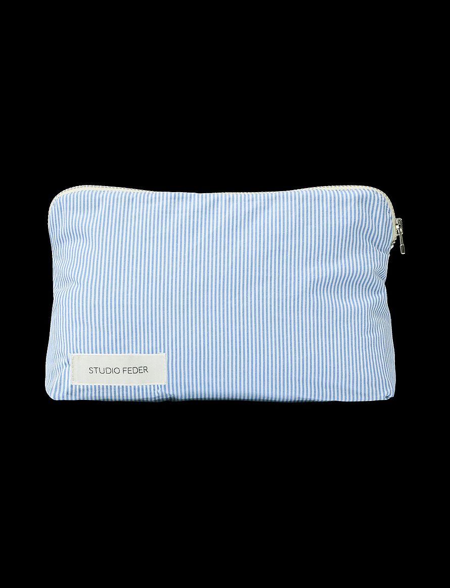 Celia Mini Toiletry Bag Milk Stripe
