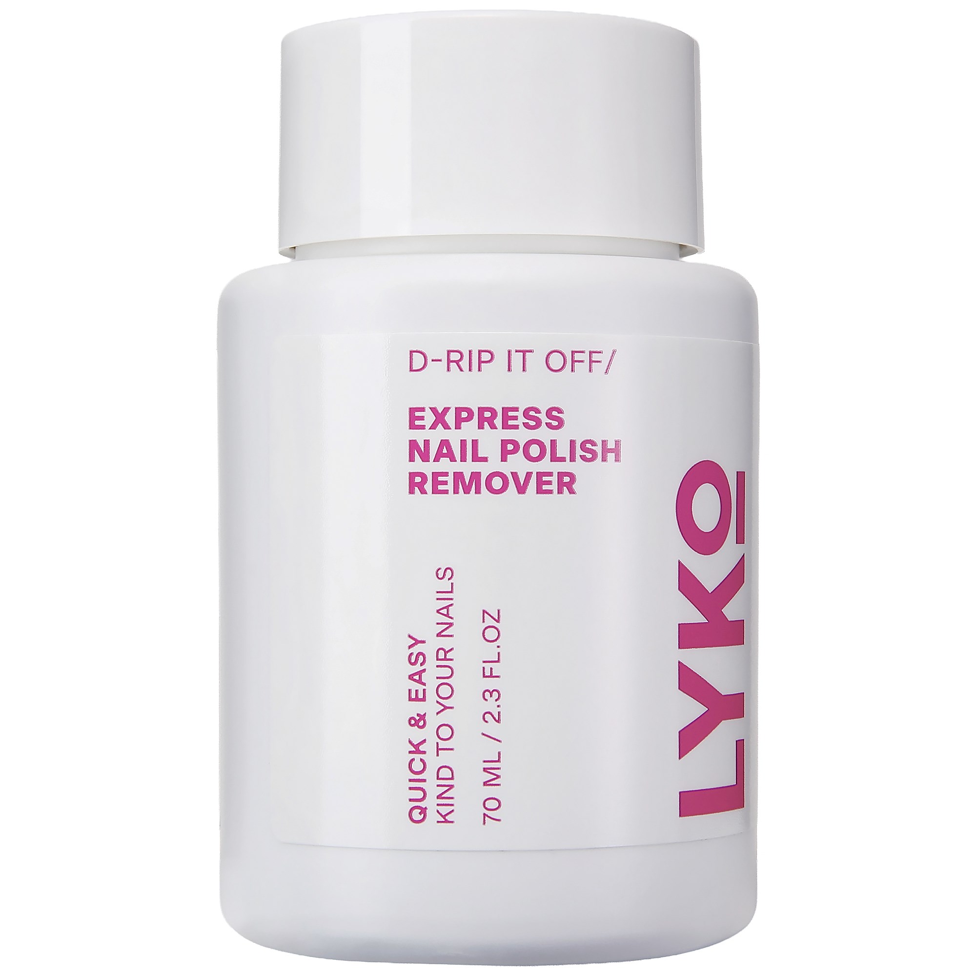 By Lyko D-rip it off express nail polish remover 70 ml