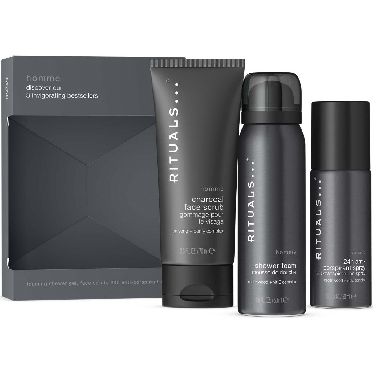 Rituals Homme Trial Set  - Träig - Cederträ & E-vitaminkomplex