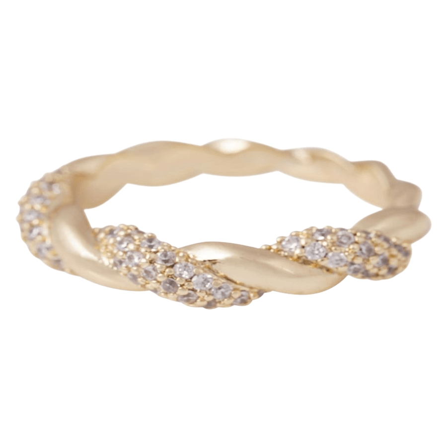 Snö Of Sweden Twist Oval Bracelet Gold Clear Onesize