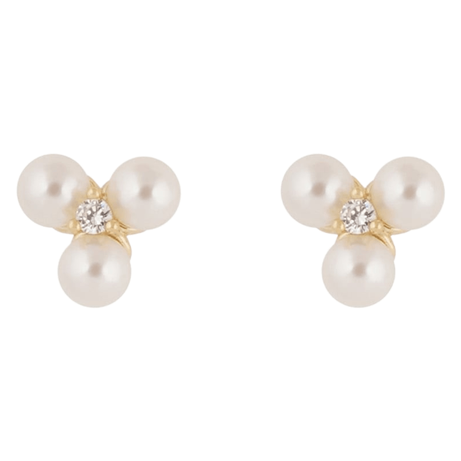 Snö Of Sweden Eira Tripple Pearl Ear Onesize Gold/ White