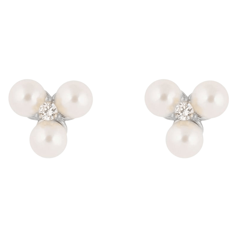 Snö Of Sweden Eira Tripple Pearl Ear Onesize Silver/ White