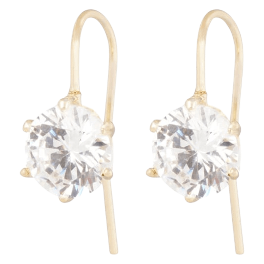 Snö of Sweden Noctelle Crystal Hook Ear Gold Clear Onesize