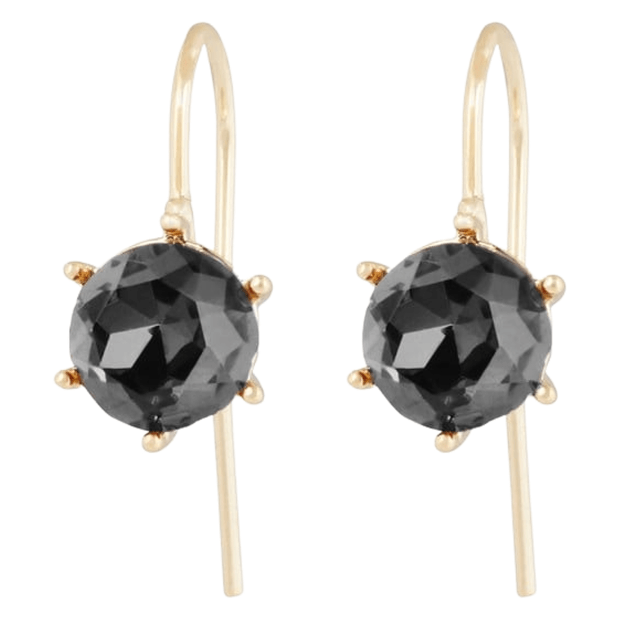 Snö of Sweden Noctelle Crystal Hook Ear Gold and Black Onesize
