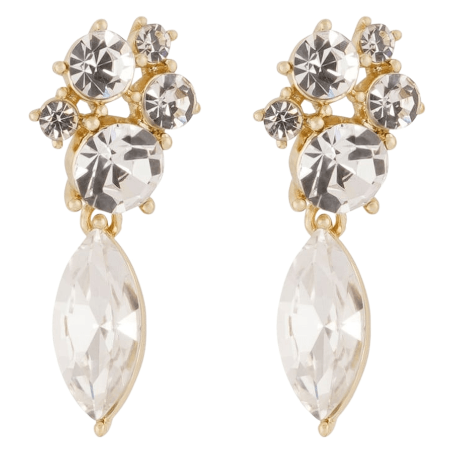 Snö Of Sweden Noctelle Pendant Ear Gold Clear Onesize