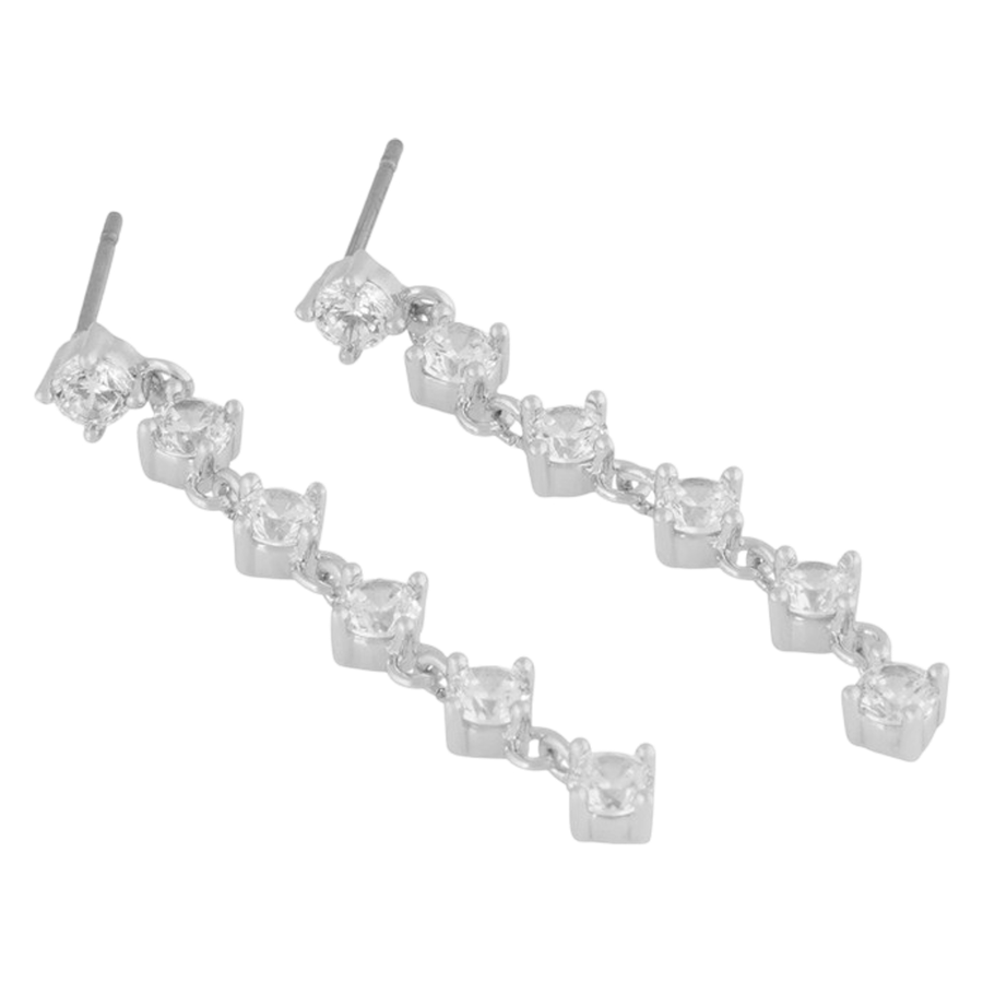 Snö Of Sweden Noctelle Long Crystal Ear Silver Clear Onesize