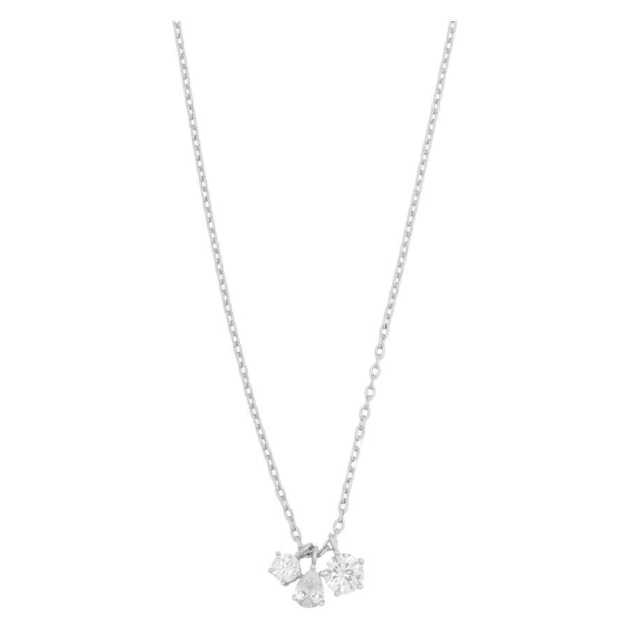 Snö Of Sweden Noctelle Pendant Neck 60 Silver Clear 60cm