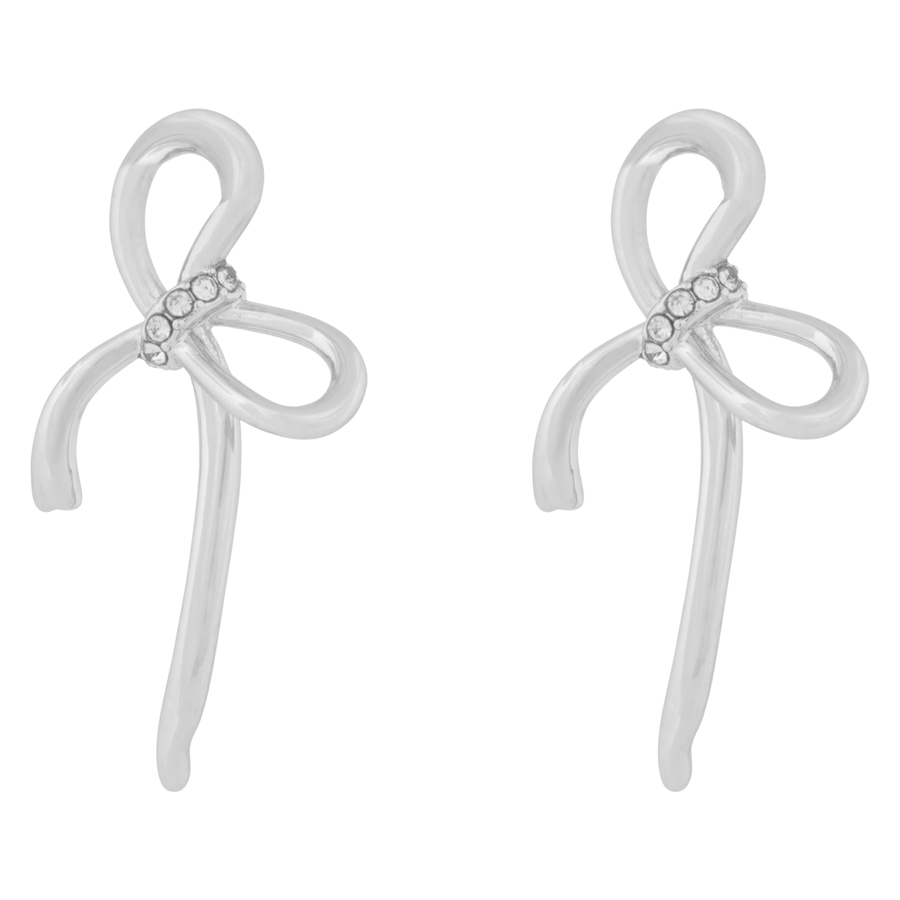 Snö Of Sweden Ribbon Small Ear Silver Clear Onesize