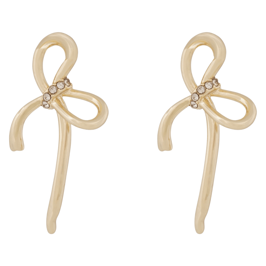 Snö Of Sweden Ribbon Small Ear Gold Clear Onesize