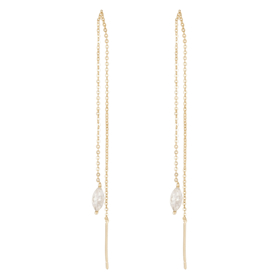 Snö Of Sweden Noctelle Chain Ear Gold Clear Onesize