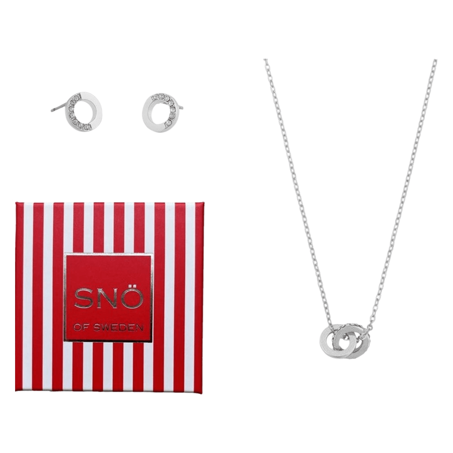 Snö Of Sweden Carol Set 7 Silver Clear Onesize