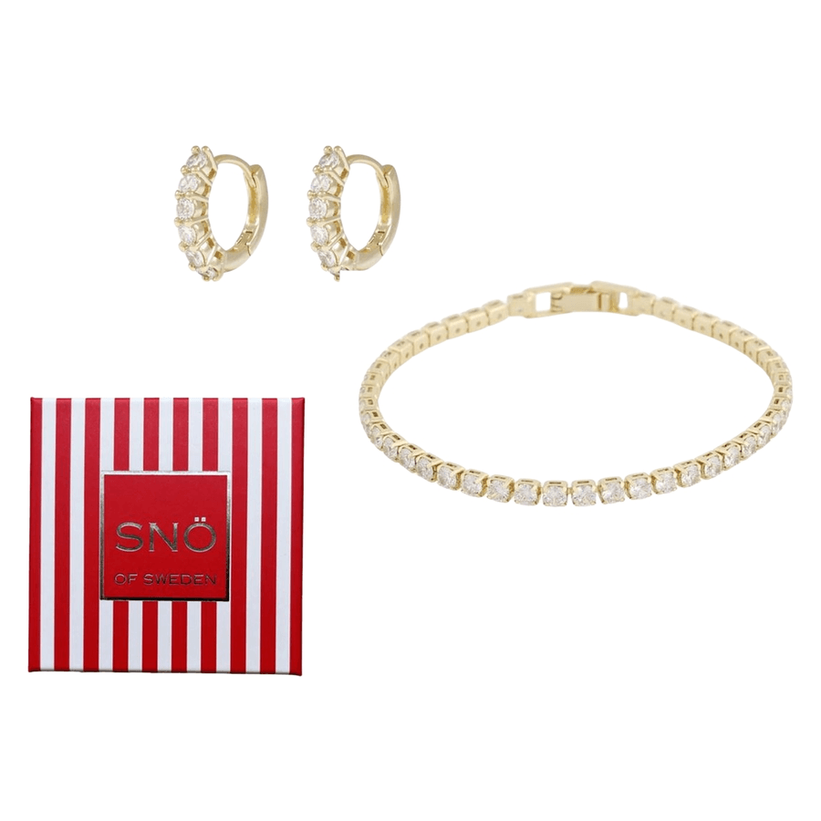 Snö Of Sweden Carol Set 2 Gold Clear Onesize
