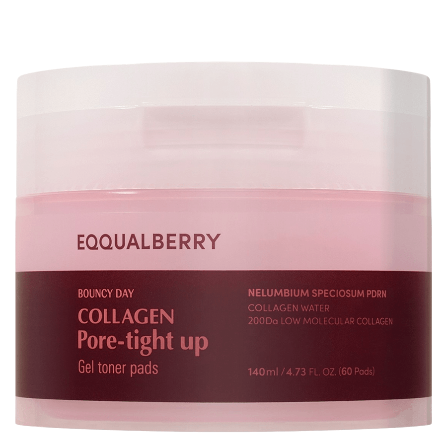 EQQUALBERRY Collagen Pore-Tight Up Gel Toner Pads 60pcs
