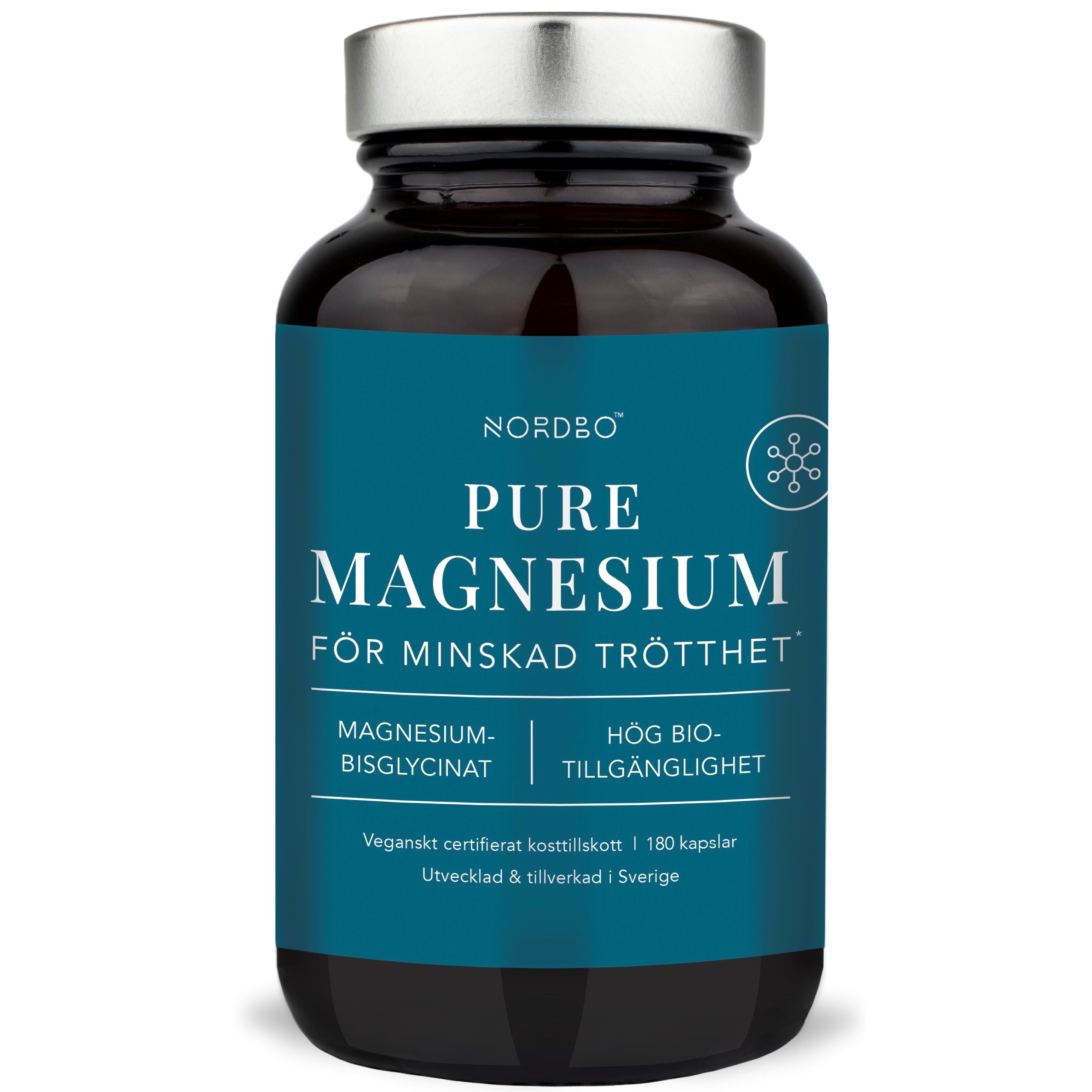 Nordbo Pure Magnesium, 180 kap