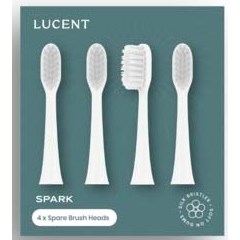 Be Lucent Spark Toothbrush Heads Refill White