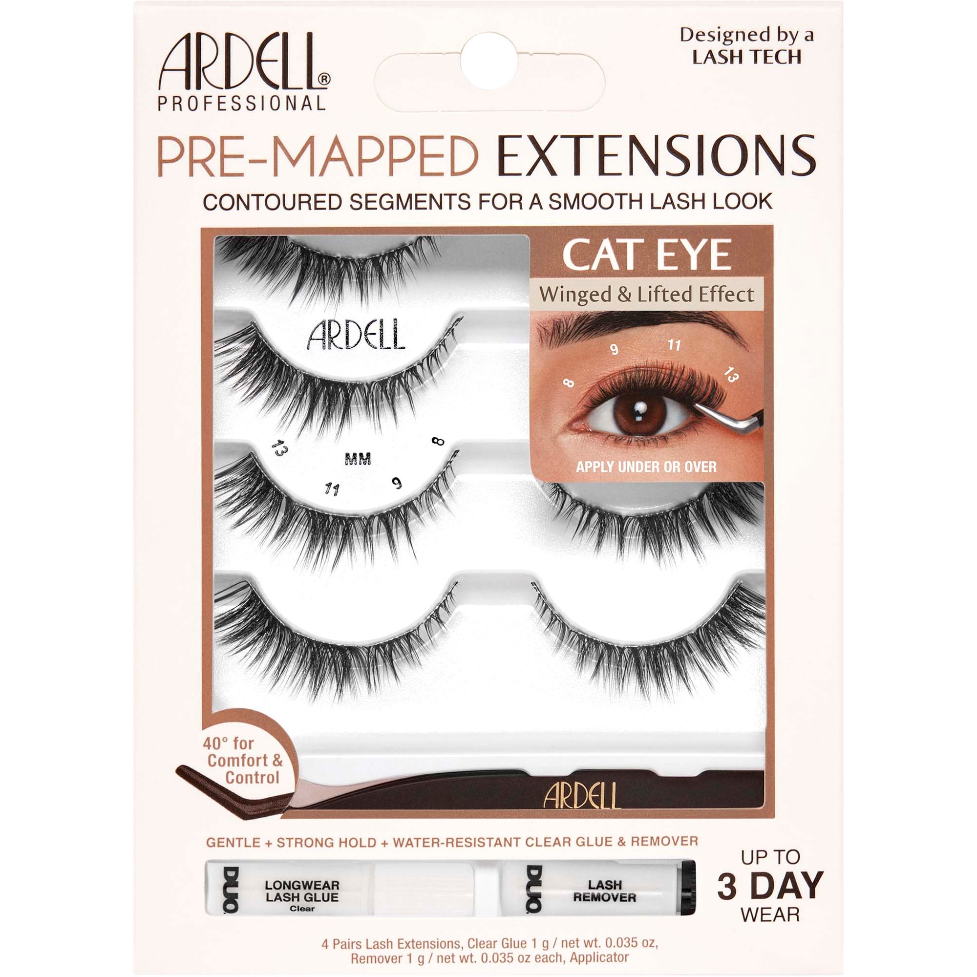 Ardell Pre-Mapped Extensions Cat Eye