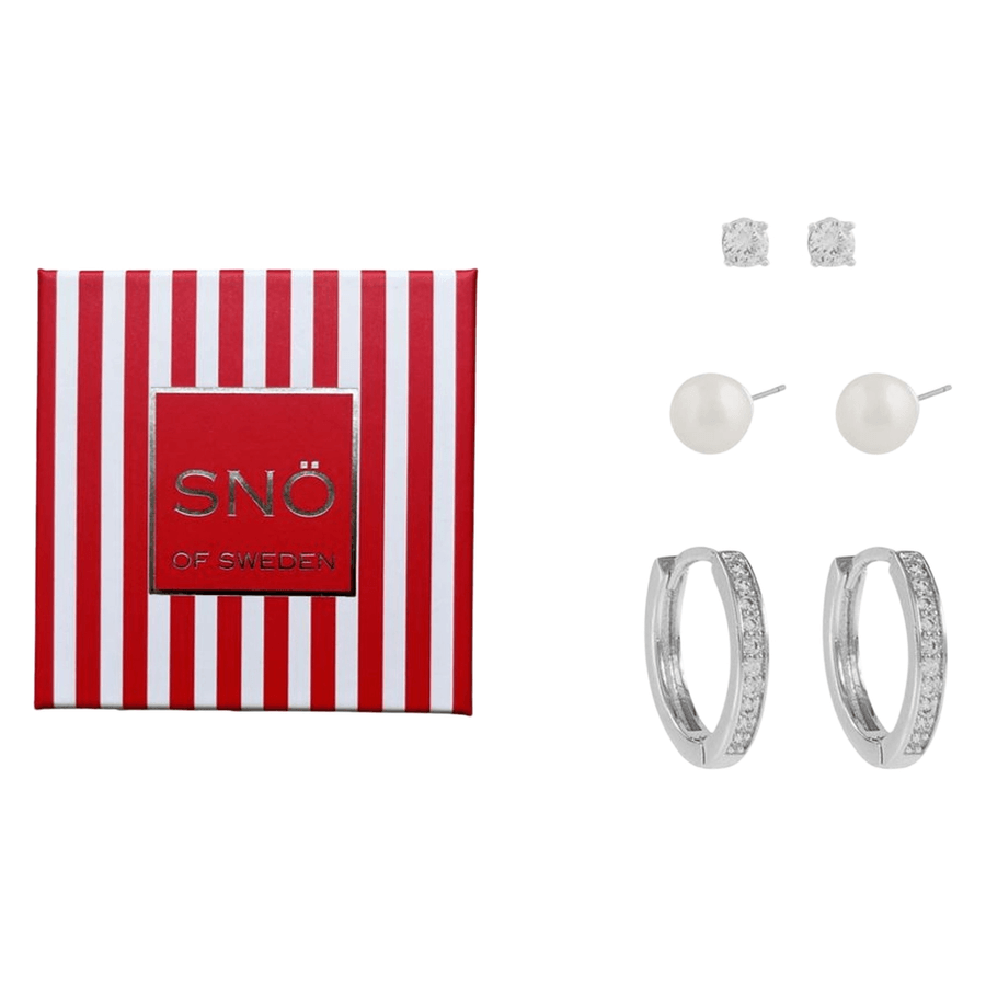 Snö Of Sweden Carol Set 8 Silver Clear Onesize