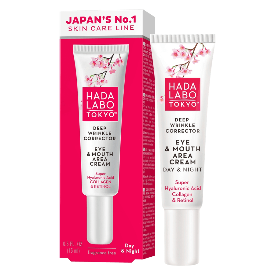 Hada Labo Tokyo Deep Wrinkle Corrector Eye & Mouth Area Cream 15m