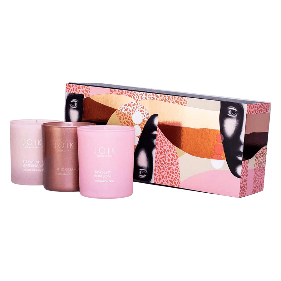 JOIK Home & Spa Scented Candle Trio Glam Selection