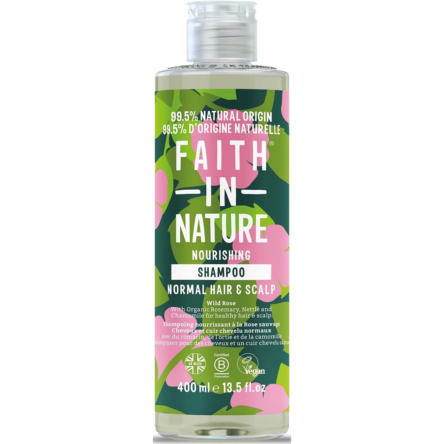 Faith in Nature Shampoo Wild Rose 400 ml