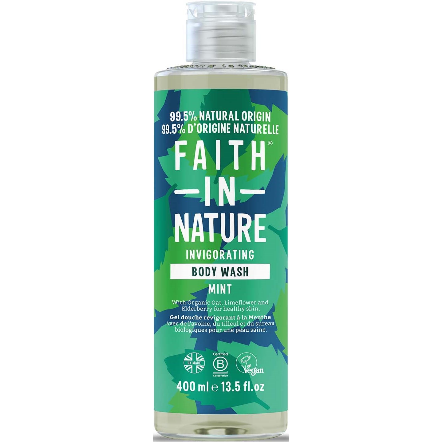 Faith in Nature Body Wash Mint 400 ml