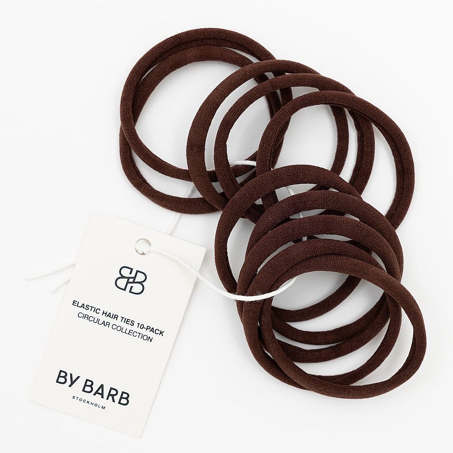 Circular Collection Hair Tie Brown
