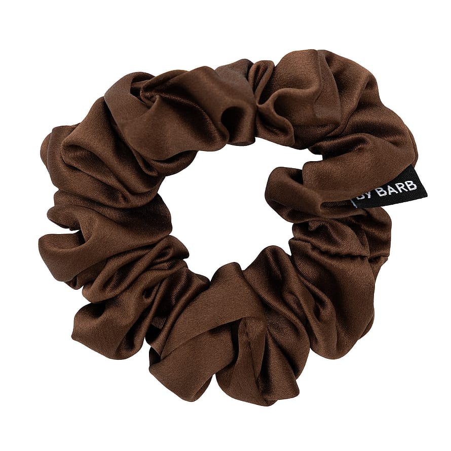 Silk Scrunchie Brown