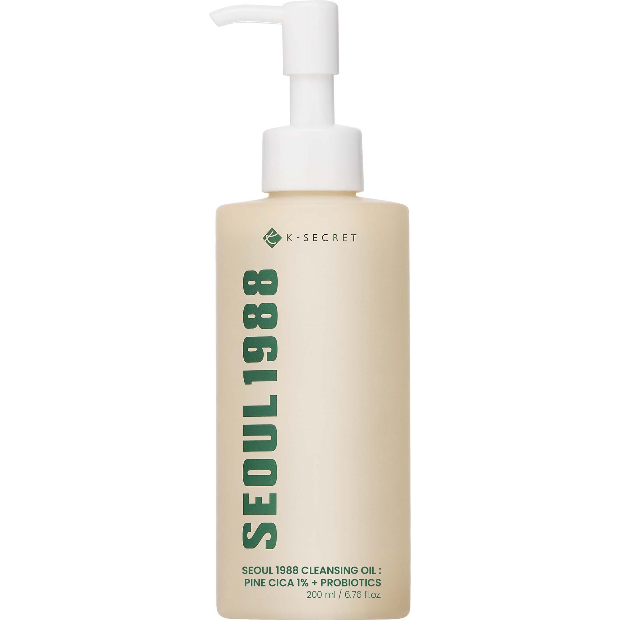 K-Secret SEOUL 1988 Cleansing Oil: Pine Cica 1% + Probiotics 200