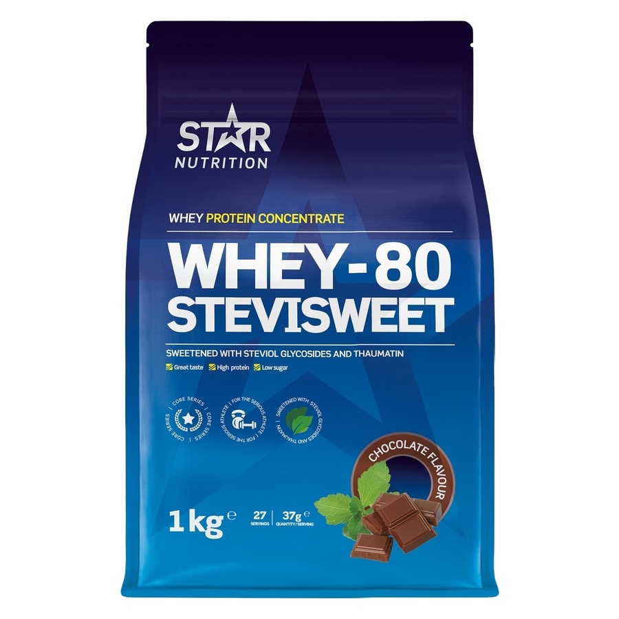 Star Nutrition Whey-80 SteviSweet Chocolate 1000g