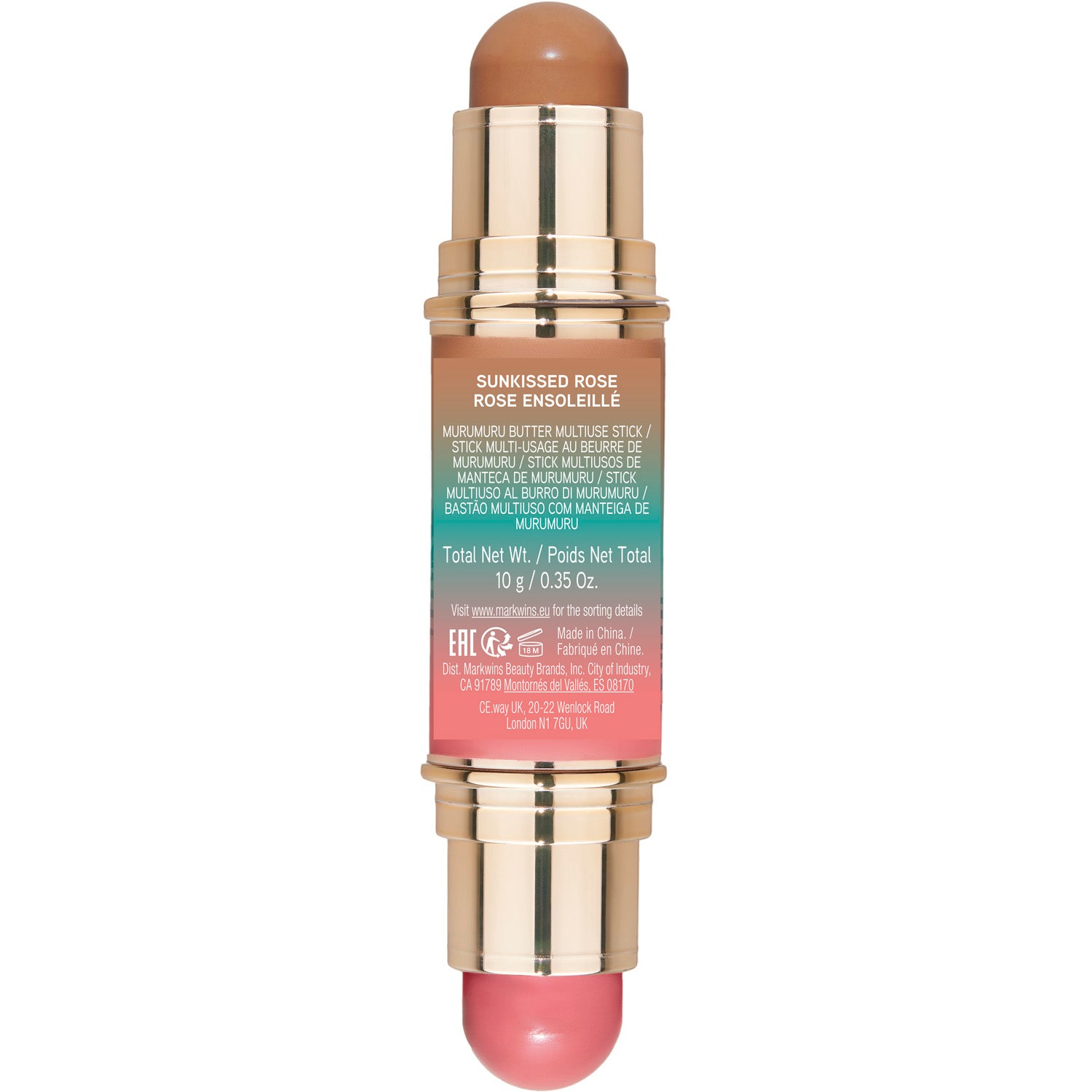 Physicians Formula Murumuru Butter Glow & Go Multiuse Sticks Sunkissed Rose - 10 g