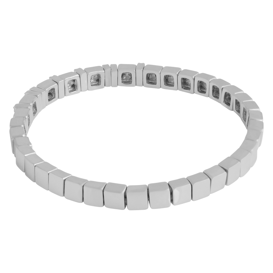 Snö Of Sweden Brick Small Elastic Brace Plain Silver Onesize