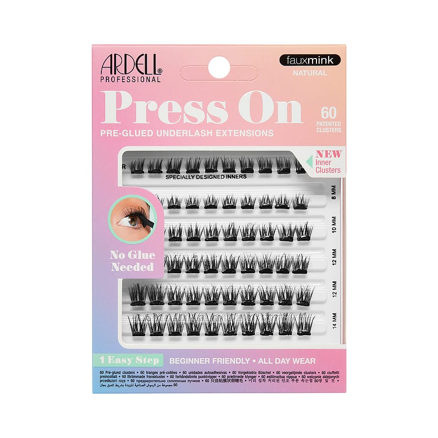 Press On Multipack Faux Mink Natural