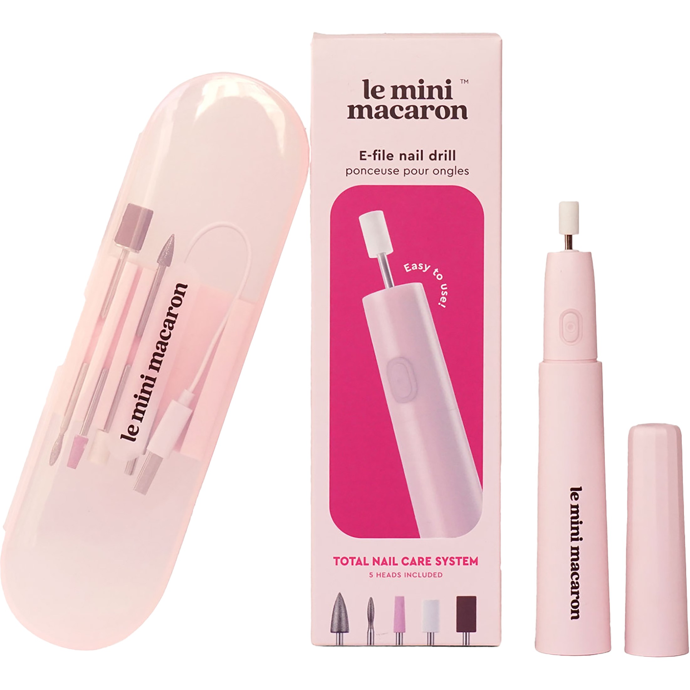 Le Mini Macaron E-File Nail Drill Cordless electric nail file