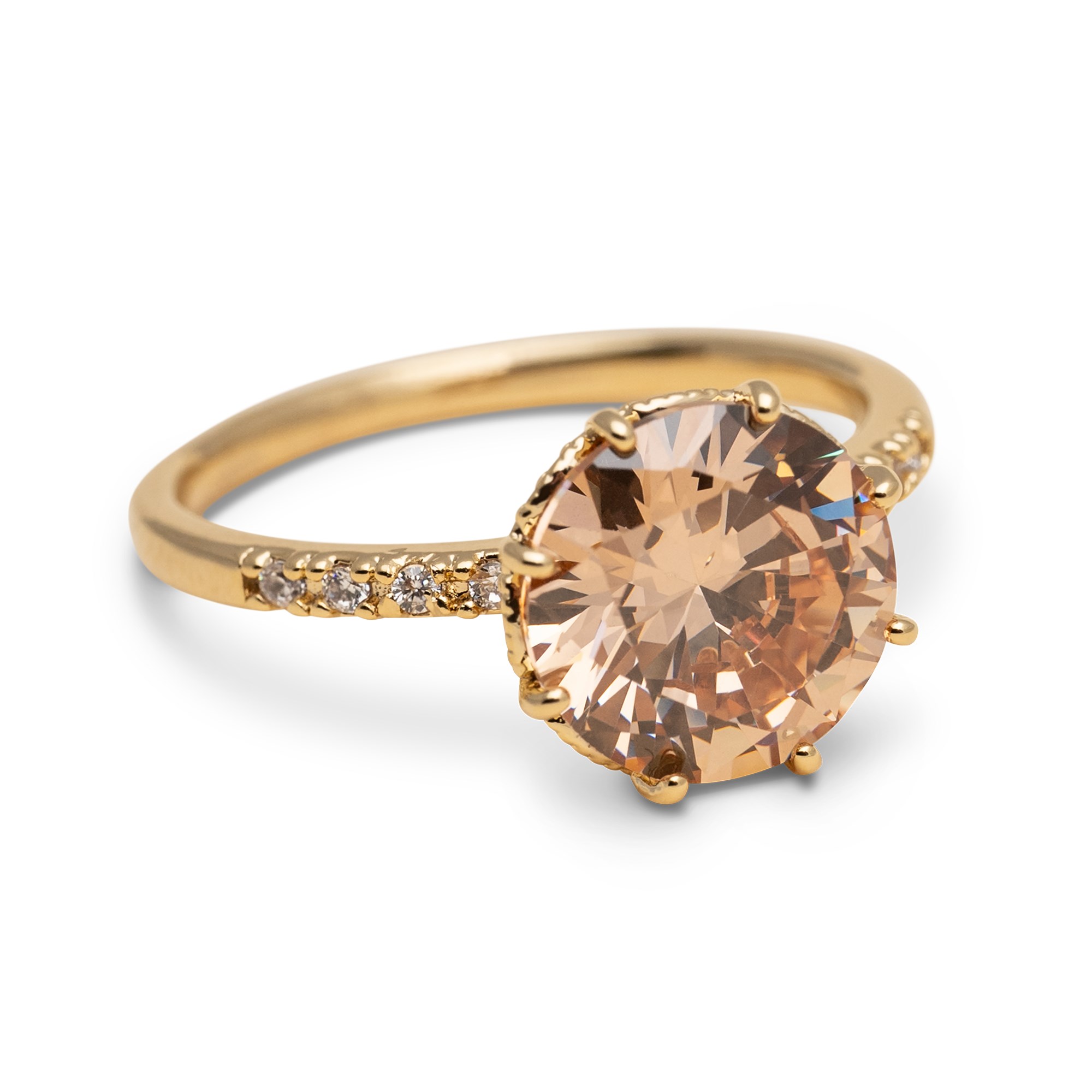 Lily and Rose Elenora ring - Champagne Guld 17 mm